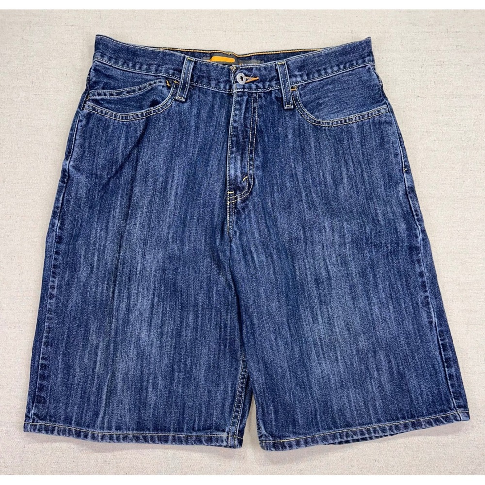 Vintage Levi's SilverTab Mens 33 Loose‎ Denim Shorts Baggy Medium Wash Blue